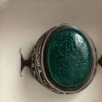 انگشتر حکاکی شده با رکاب دست ساز