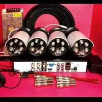 دوربین مداربسته پک ۴ عدد با تمام وسایل