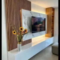 دکوراسیون داخلی.رنگ آمیزی.tv روم.کناف.