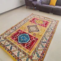 ۳تخته فرش۴متری و۱.۵متری مهرو ماه کاشان۷۰۰شانه