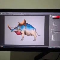Huion kamvas 24 plus مانیتور طراحی (قلم نوری)