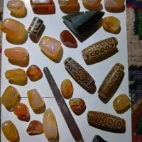 سنگهای عقیق مهره ویشم زیبا