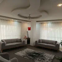 فروش دو عدد پرده با میله با سرب