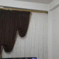 دوعدد پرده با والان.تمیزوسالم