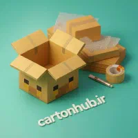 انواع کارتن اسباب کشی سلفون حبابی چسب در شیراز