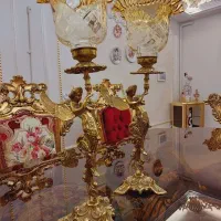 کنار سالنی دکوری مجسمه شمعدان دیواری کوب
