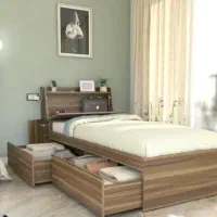 تخت هلنا چوبی یک و نیم نفره