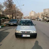پراید نقره ای مدل 89 بدون رنگ شاسی پلمپ .لاکاغذی