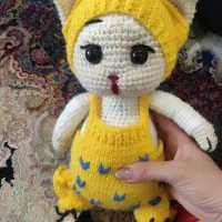 عروسک دست بافت خیلی زیبا