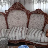 مبل9 نفره چوب اعلا با میز ناهارخوری 10 نفره
