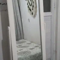 اینه قدی ۲۰۰در ۵۰سانت چوبی سفید