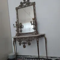آینه شمعدان برنز اصل