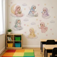 برچسب دیواری نمازخونه دیوار آبنباتی