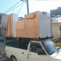 وانتی و وانت بار نیسان خاور همراه با کارگر  خالی
