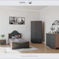 .تخت خواب تک نفره مدل ال وا