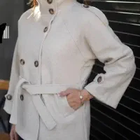 ترنج کت بارونی برشکا پارچه کتون ضدآب