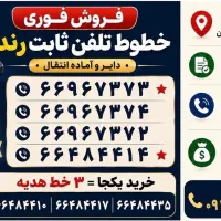 فروش فوری وتوافقی  خطهای رند