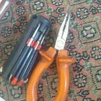 انبر دست دم باریک پیچ گوشتی انبر
