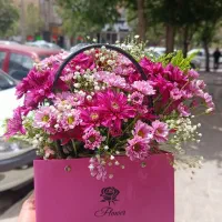 دسته گل باکس گل ارزون ترین ایران رز شاخه ایی ۹۰