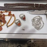 انگشتر .تسبیح چاقو