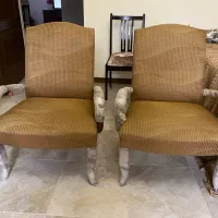 مبلمان خانه چوب ۲ تا تک هر یک ۱۵ میلیون تومان