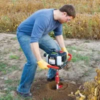 چاله کن موتوری  ( ابزار ملت کرمان )