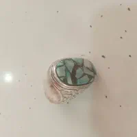 انگشتر فیروزه نقره ۹۲۵