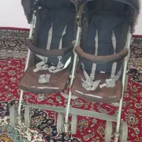 کالسکه عصایی دو قلو خارجی مارک کم ایتالیا