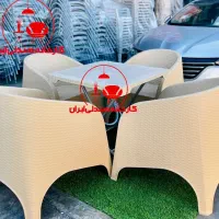 میز و صندلی پلاستیکی طرح عرش انتظار مراسم نهارخوری|میز و صندلی غذاخوری|تهران, نازیآباد|دیوار