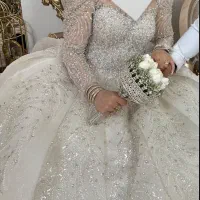 لباس عروس مزون دوزی سنگ دوزی