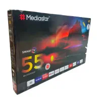 تلویزیون ۵۵ اینچ مدیا استار 4K اسمارت بدون استفاده