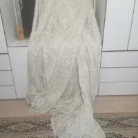پرده تور گلدار