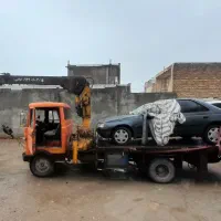 خدمات جرثقیل کفی دکل بلند و خودروبر و ۷تن دکل بلند
