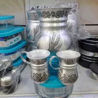 پارچ لیوان روحی (طوطیه)قلم کاری شده