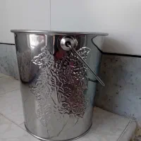 سطل استیل نو