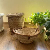 سبد حصیری بافت دردار