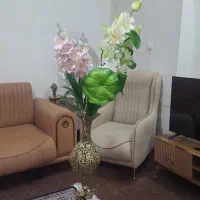 گلدان برنزی توری دسته دار طرح فرشته