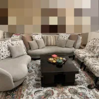 مبلمان به همراه میز پذیرایی