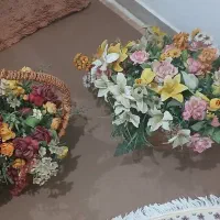 گل سبد دار|گل مصنوعی|اهواز, فرهنگ شهر|دیوار