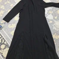 مانتو مشکی بلند و شیک
