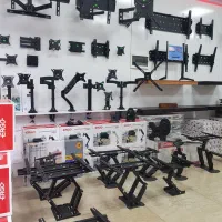 پایه براکت دیواری تلویزیون زمینی رومیزی