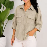 شومیز نخی تابستانی