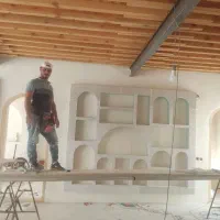 اجرای کناف و تایل 60×60 و سقف PVC