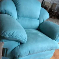 مبل هفت ریلکسی تخت شو اسکلت فلزی اصل مالزی سالم