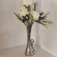 گلدان سیلورپلیت طرح قو