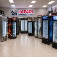 یخچال ویترین کافه قهوه هایپ مشکی( ترازو آنلاین)