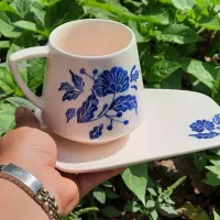 چایخوری تک نفره با زیره صنایع دستی