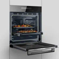 فربرقی توکار اسنوا مدلSEO7-8323شیشه مشکی 72لیتری