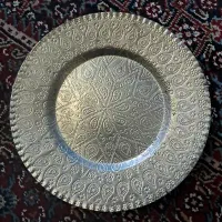 بشقاب مسی 10عدد
