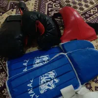 دسکش بوکس با ضربه گیر و کاپ